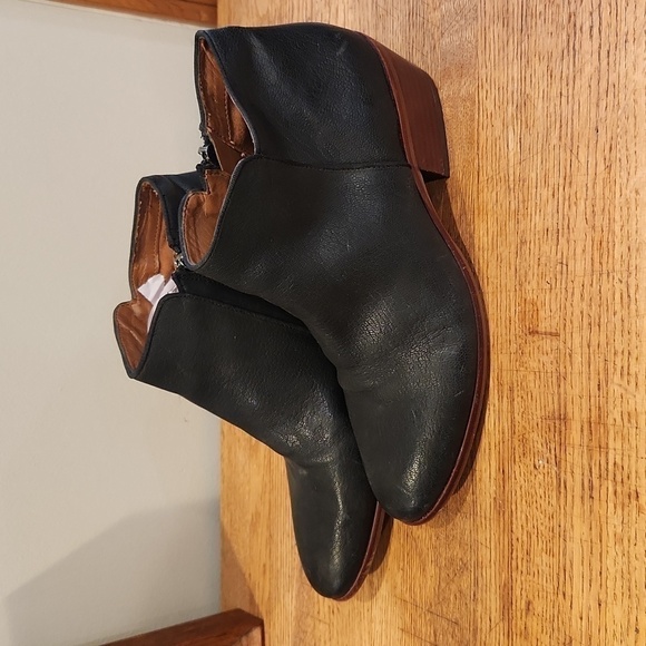 SAM Edelman Black Chelsea leather bootie - Picture 4 of 13